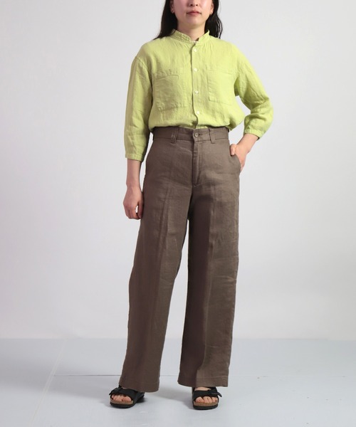 「D.M.G.」 パンツ M ネイビー レディース_画像3