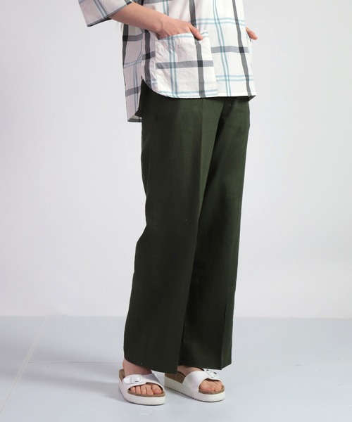 「D.M.G.」 パンツ M ネイビー レディース_画像8