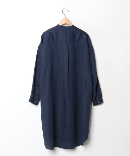 「GYMPHLEX」 長袖ワンピース 12 ネイビー レディース_画像2