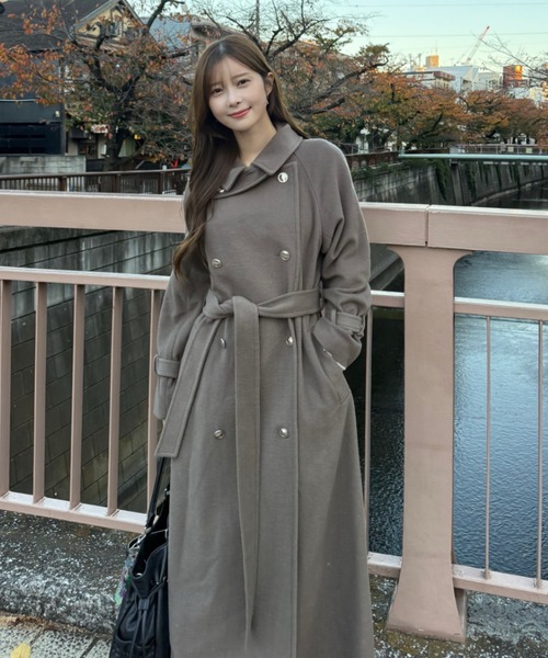 新品タグ付き　snidel ウールカシミヤスタンドカラーコート　モカ　サイズ1 新品タグ付き snidel ウールカシミヤスタンドカラーコート モカ サイズ1