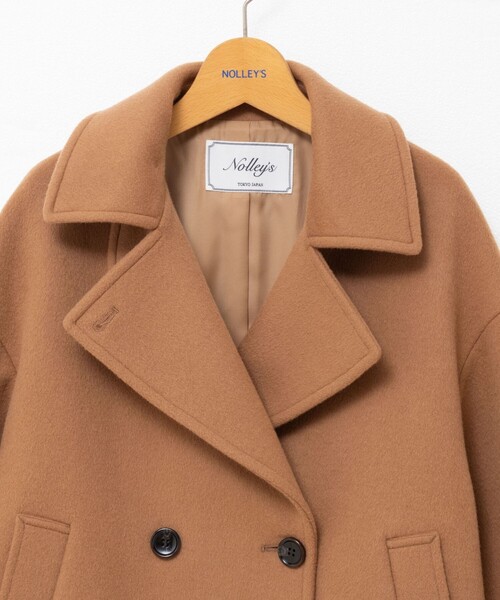 NOLLEY'S（ノーリーズ） ピーコート pコート ウールカシミヤダブル