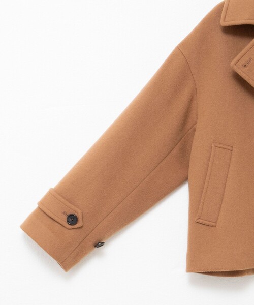 23区 ツイード ダブルブレスト ピーコート 大きいサイズ 48 ウール100% セール】 ダブルブレストツイードコート◇ （その他アウター）｜SHIPS