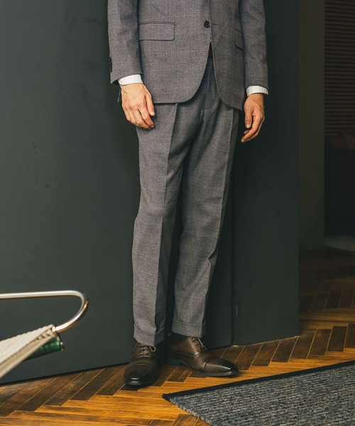 GLOBAL WORK（グローバルワーク） スラックス ストレッチ起毛TRパンツ