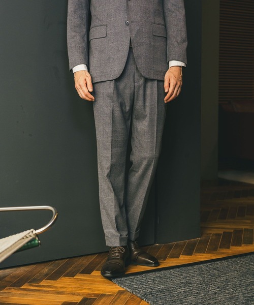 GLOBAL WORK（グローバルワーク） スラックス ストレッチ起毛TRパンツ