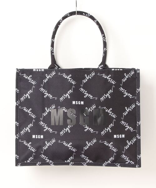 MSGM エムエスジーエム トートバッグ レディース 【古着】【中古】 MSGM（エムエスジーエム） トートバッグ ONE SIZE ブラック レディース