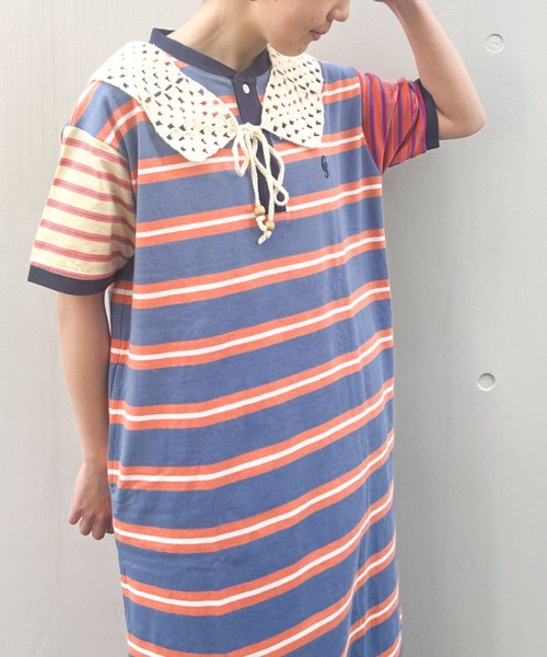 「CUBE SUGAR」 半袖ワンピース M スミクロ レディース_画像6