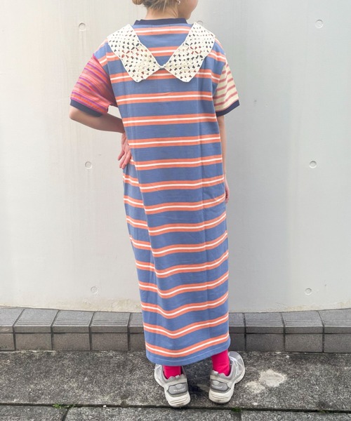 「CUBE SUGAR」 半袖ワンピース M スミクロ レディース_画像8