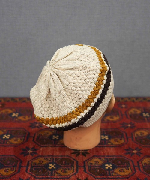 Mr.FATMAN ニット帽 ニットキャップ メンズ BIG TUM MULTI KNIT BERET