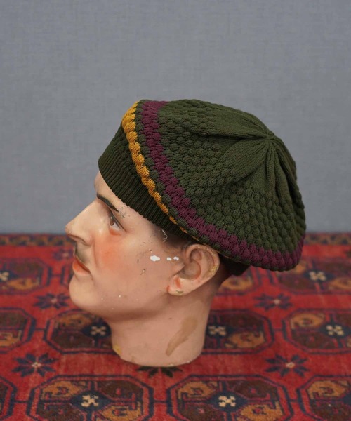 Mr.FATMAN ニット帽 ニットキャップ メンズ BIG TUM MULTI KNIT BERET