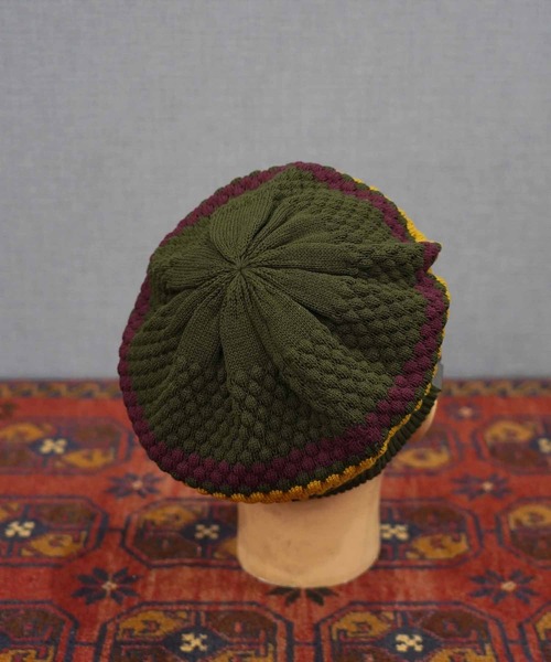 Mr.FATMAN ニット帽 ニットキャップ メンズ BIG TUM MULTI KNIT BERET