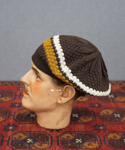 Mr.FATMAN ニット帽 ニットキャップ メンズ BIG TUM MULTI KNIT BERET