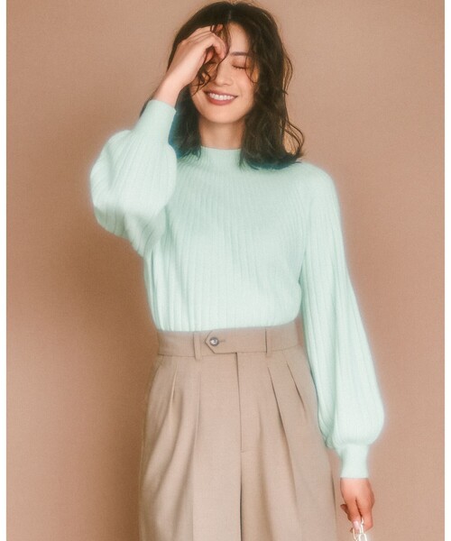 23区（ニジュウサンク） 長袖ニット 40 グリーン レディース