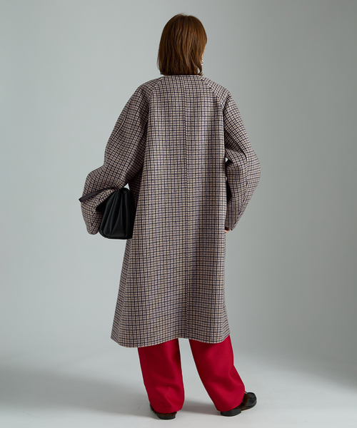 今期完売 タグ付き未使用 VERMEIL par iena チェックコート VERMEIL par iena（ヴェルメイユパーイエナ） コート アウター