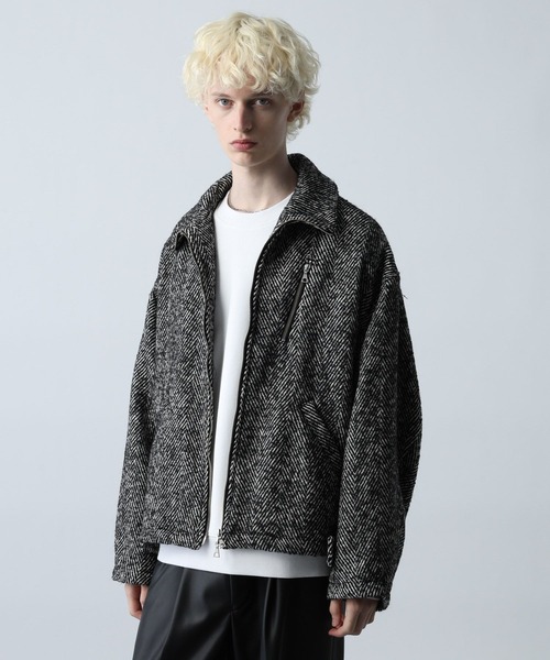 HARE（ハレ） ブルゾン アウター ウールZIPブルゾン(HARE) メンズ