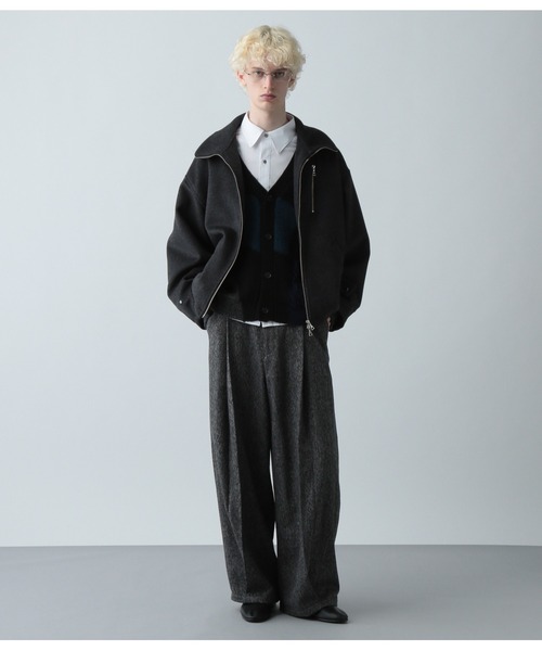 HARE（ハレ） ブルゾン アウター ウールZIPブルゾン(HARE) メンズ