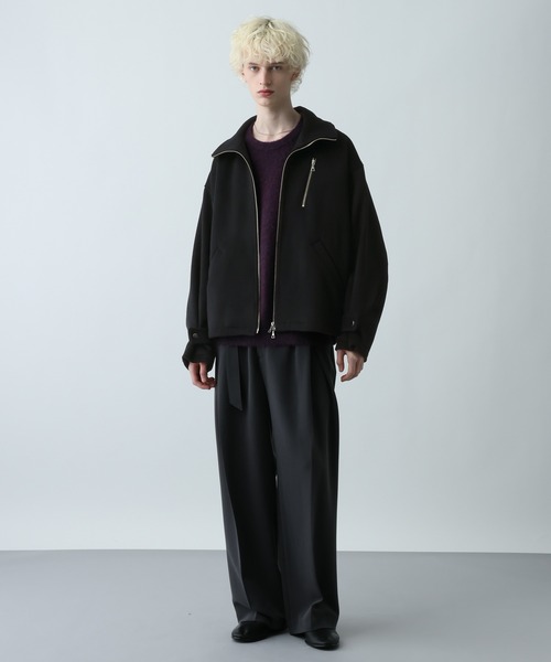 HARE（ハレ） ブルゾン アウター ウールZIPブルゾン(HARE) メンズ