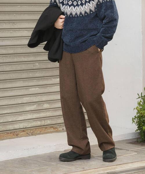 ITEMS URBANRESEARCH（アイテムズ アーバンリサーチ） パンツ ウール混