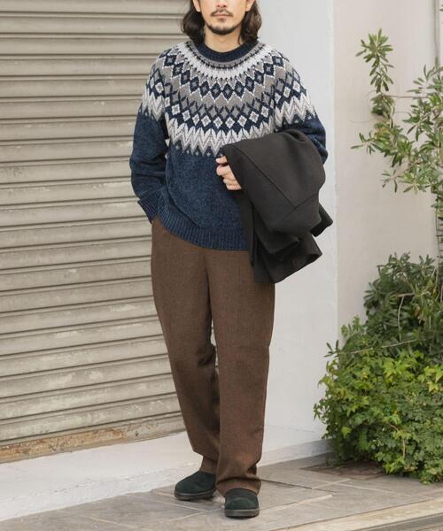 ITEMS URBANRESEARCH（アイテムズ アーバンリサーチ） パンツ ウール混