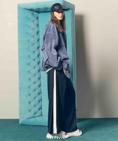 MAISON SPECIAL（メゾンスペシャル） ナイロンブルゾン 1 ブラック