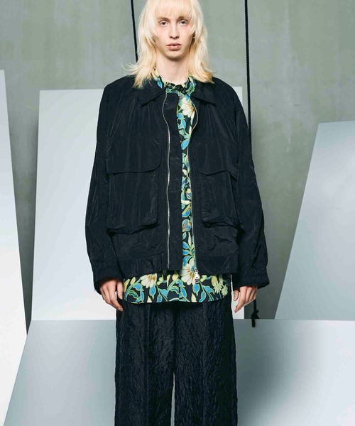 【美品】MAISON SPECIAL ブルゾン 01 MAISON SPECIAL（メゾンスペシャル） ブルゾン アウター 「ユニ