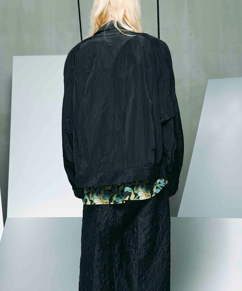 MAISON SPECIAL（メゾンスペシャル） ナイロンブルゾン 1 ブラック