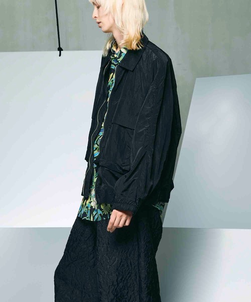 MAISON SPECIAL（メゾンスペシャル） ナイロンブルゾン 1 ブラック