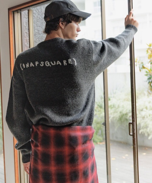 ALAND ニット セーター 「UNISEX」ALAND×INAPSQUARE／ジャガードニット