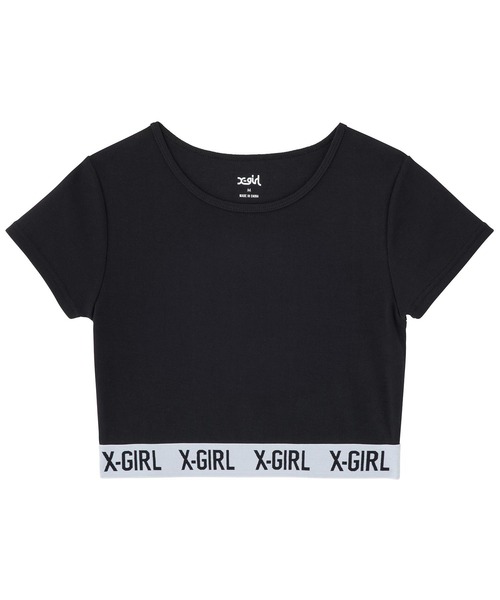 「X-girl」 半袖Tシャツ M ホワイト レディース_画像5