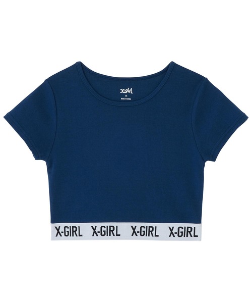 「X-girl」 半袖Tシャツ M ホワイト レディース_画像6