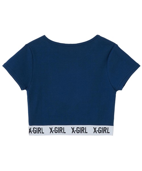 「X-girl」 半袖Tシャツ M ホワイト レディース_画像7