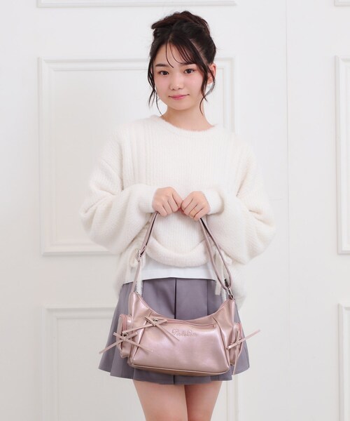 PINK-latte（ピンクラテ） ショルダー ショルダーバッグ 細リボン2way