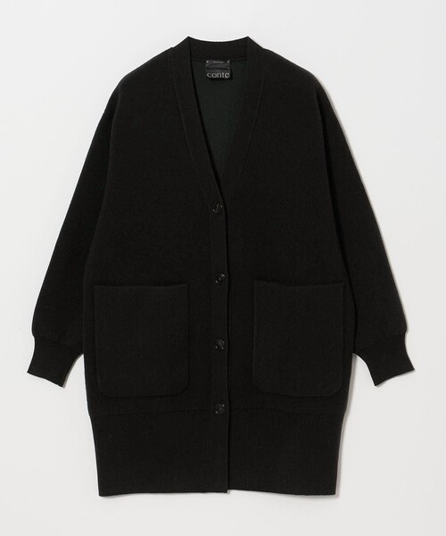 conte カーディガン 「conte」Vネック ロングカーディガン レディース