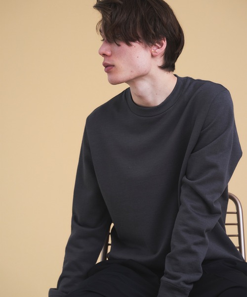 「COLUMN」 長袖Tシャツ MEDIUM ブラック メンズ_画像2