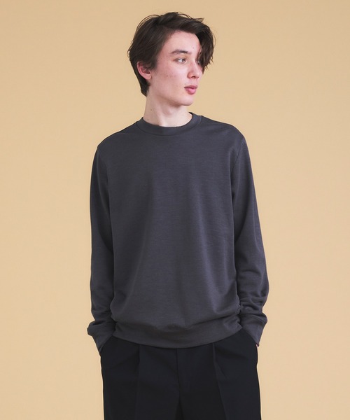 「COLUMN」 長袖Tシャツ MEDIUM ブラック メンズ_画像3