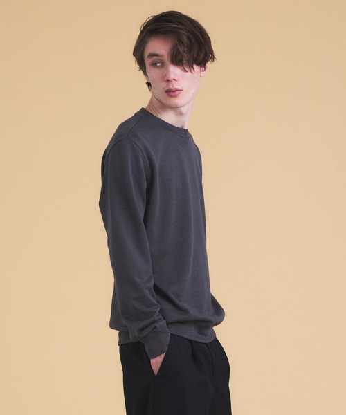 「COLUMN」 長袖Tシャツ MEDIUM ブラック メンズ_画像4