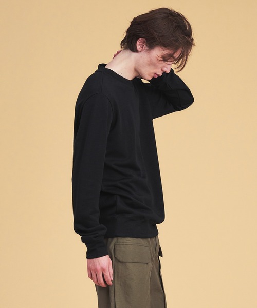 「COLUMN」 長袖Tシャツ MEDIUM ブラック メンズ_画像7