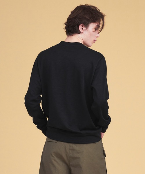 「COLUMN」 長袖Tシャツ MEDIUM ブラック メンズ_画像8