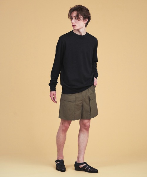 「COLUMN」 長袖Tシャツ MEDIUM ブラック メンズ_画像9