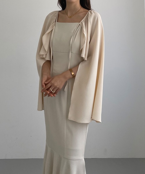 「Louere」 ボレロ X-LARGE モカ レディース_画像2