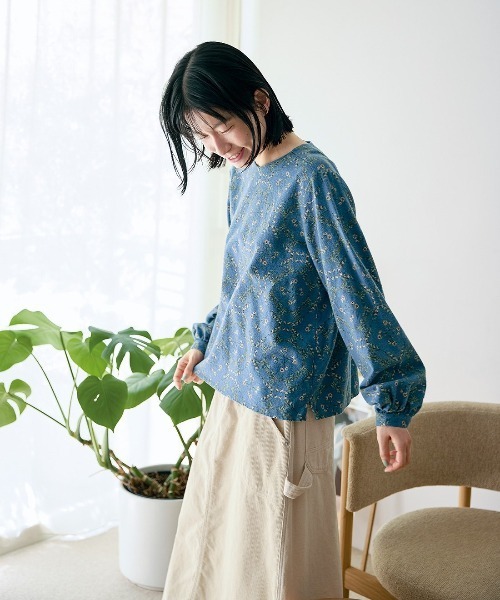 sumasuko商品 AMBIDEX Store ○ 60/-×60/- ボーダー ハイネックプルオーバー(F シロ