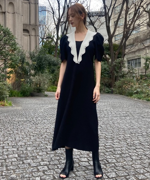 CELFORD（セルフォード） ニットワンピース 38 ブラック レディース