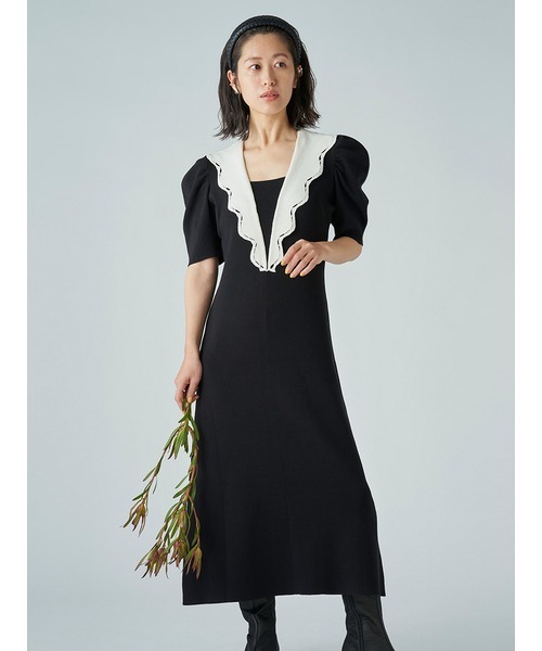 CELFORD（セルフォード） ニットワンピース 38 ブラック レディース