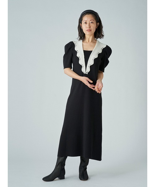 CELFORD（セルフォード） ニットワンピース 38 ブラック レディース