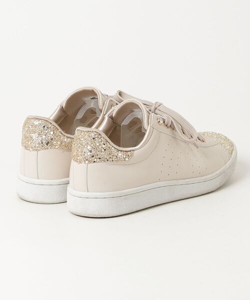 「+diana」 ローカットスニーカー 24.5cm ベージュ レディース_画像2