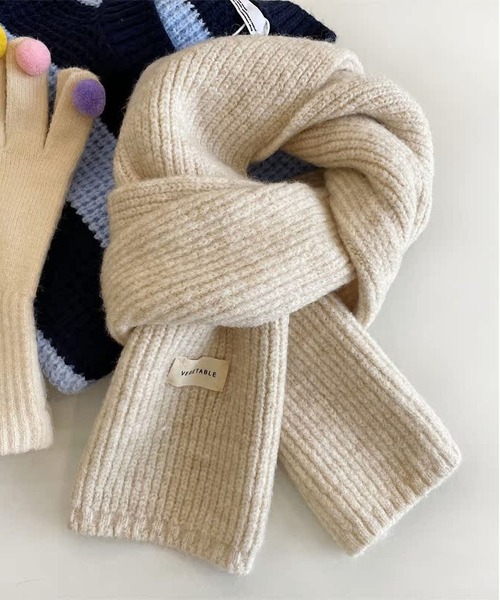 MAISON DE THERESE（メゾン ド テレーズ） マフラー ストール 無地