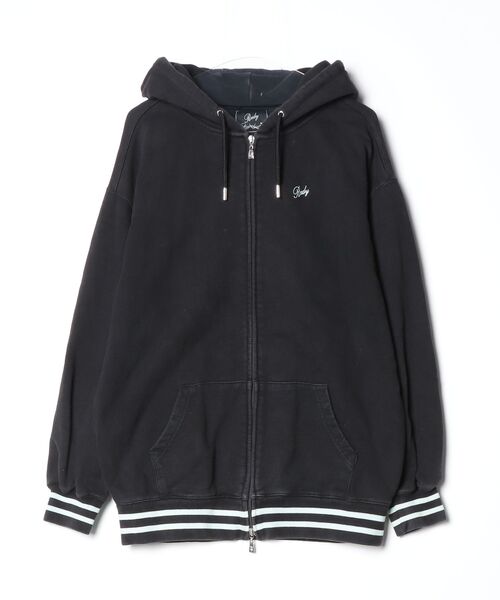 新品　radyパーカー Rady（レディ） ワンポイントジップアップパーカー L ブラック