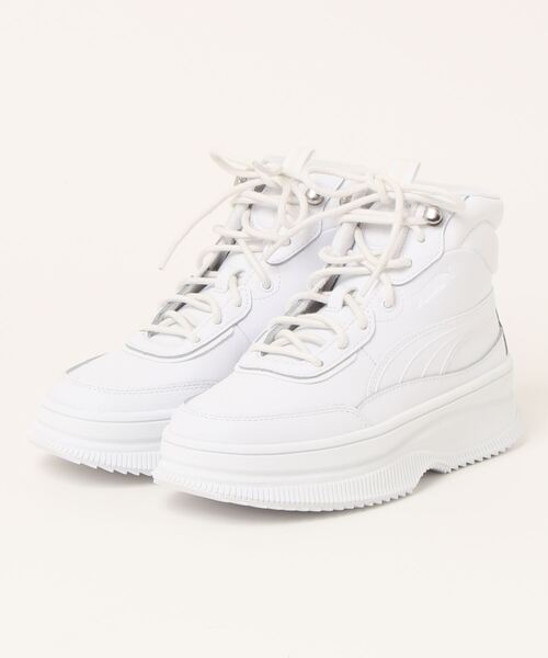 「PUMA」 ハイカットスニーカー 25.0cm ブラック系その他 レディース_画像5