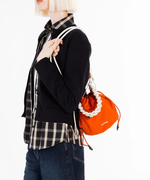 「Topologie」 ハンドバッグ F レッド メンズ_画像7