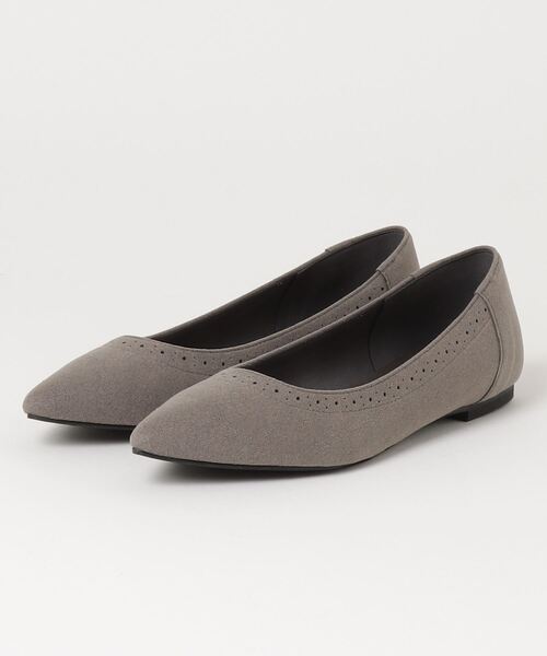 「SHIPS」 フラットパンプス 36 グレー レディース_画像2