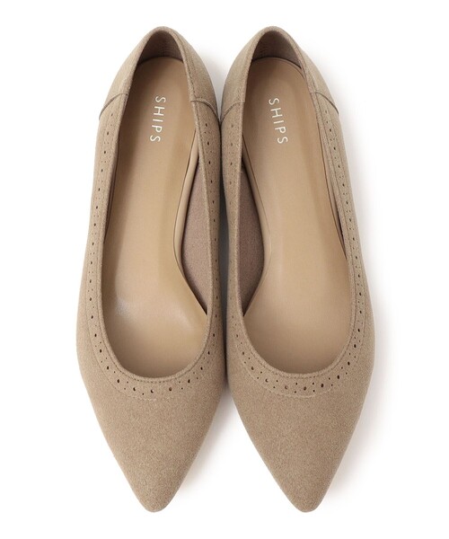 「SHIPS」 フラットパンプス 36 グレー レディース_画像5